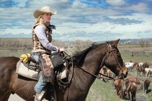 The cover of The Cowgirl Murders, undeniably a western, unlike Ride a New Trail
